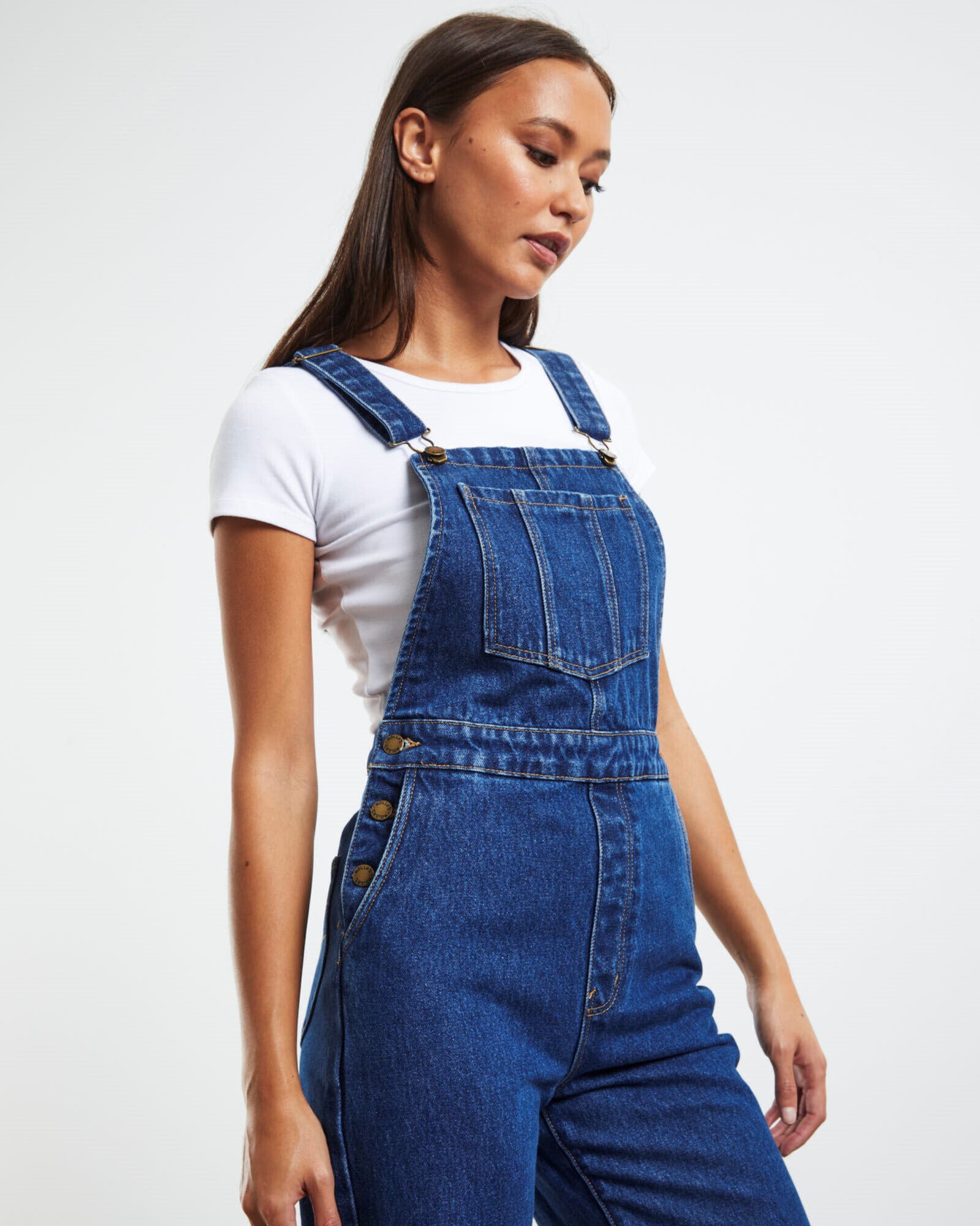 Heidi Overalls Cobalt Organic by Rolla's | HYPERCLASH
