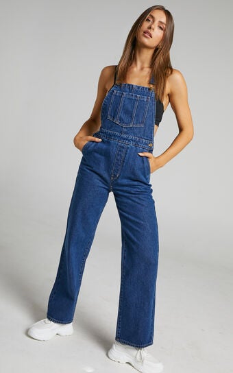 Heidi Overalls Cobalt Organic by Rolla's | HYPERCLASH