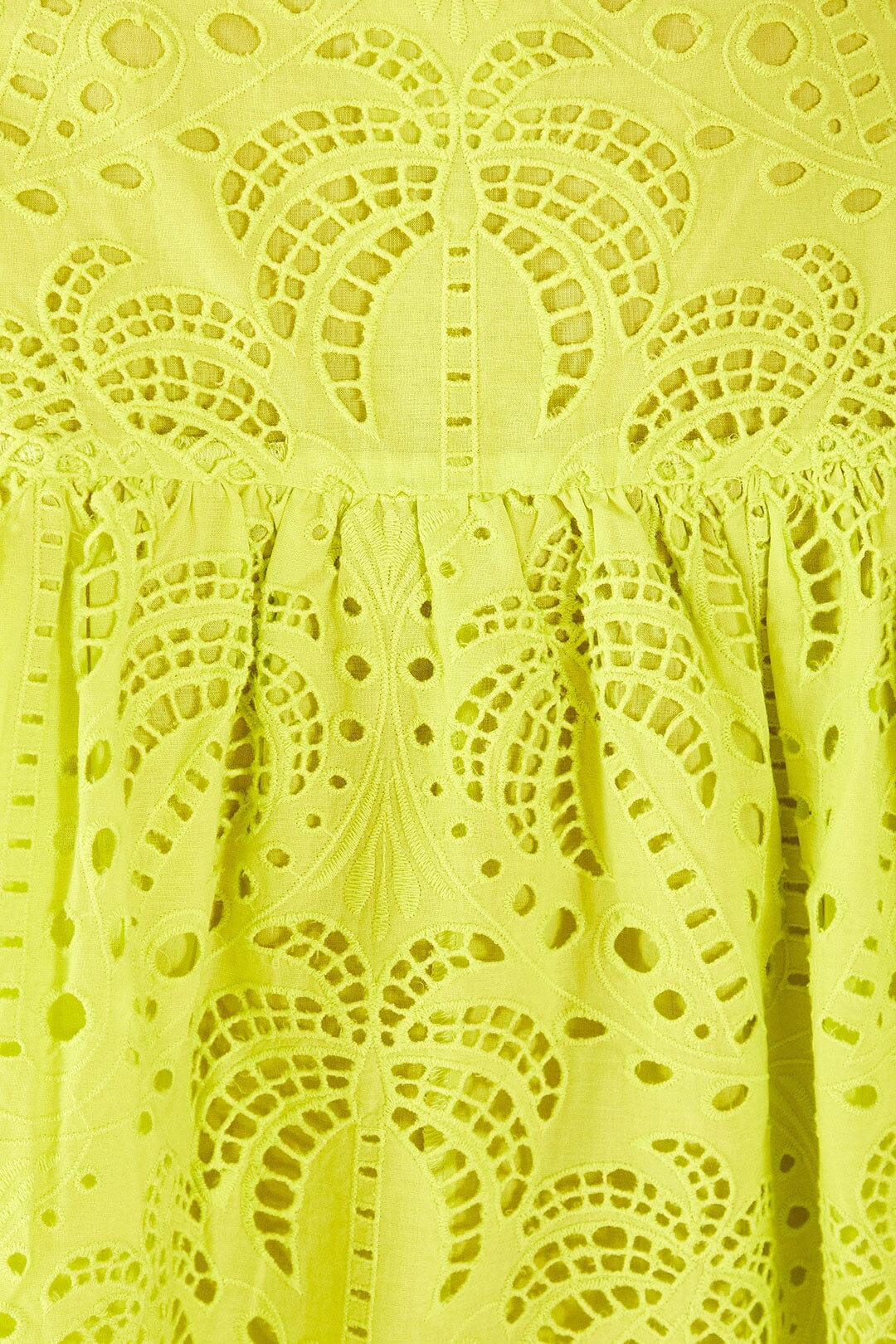 Lime Green Palm Tree Richelieu Blouse by Farm Rio | HYPERCLASH Lime Green Palm Tree Richelieu Blouse by Farm Rio | HYPERCLASH